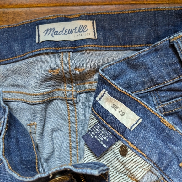 Madewell Size 29 Zipper Ankle Skinny Jeans - Picture 2 of 4